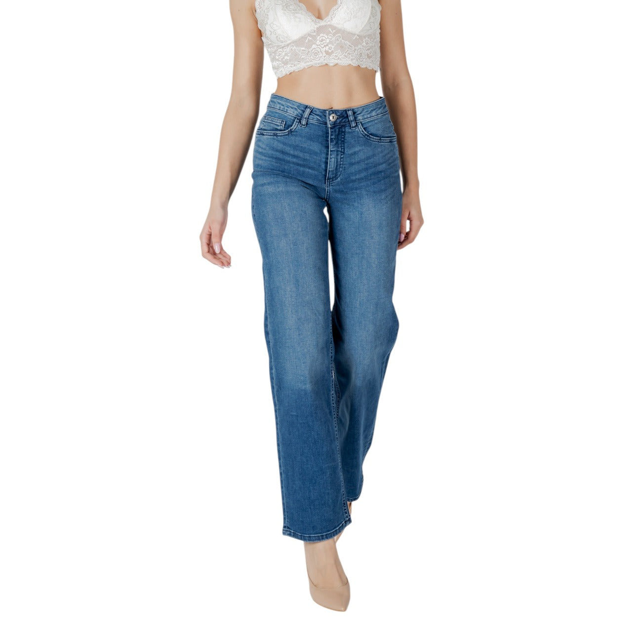 Ichi Jeans Dames Blauw