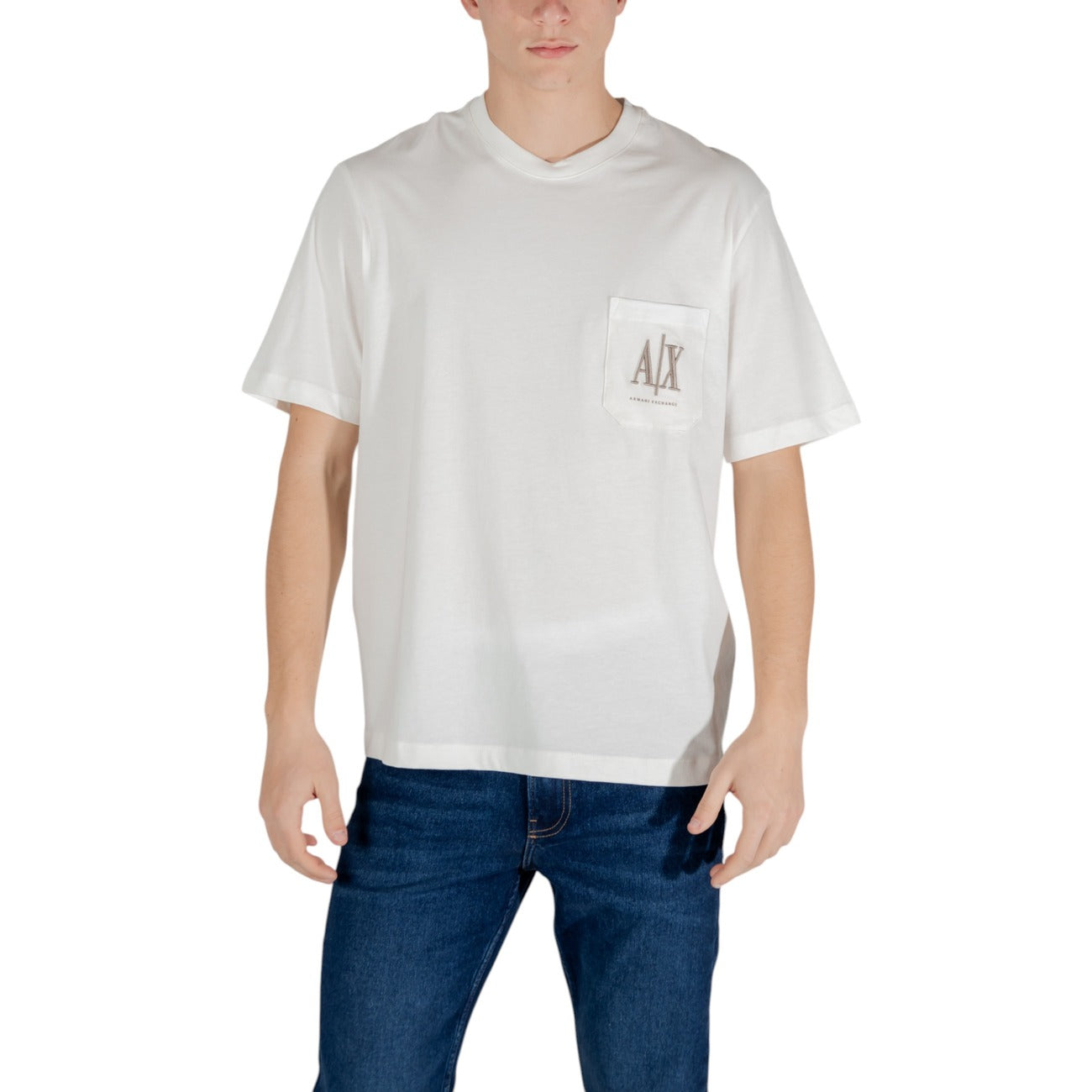 Armani Exchange T-shirt Heren Bruin #2411684
