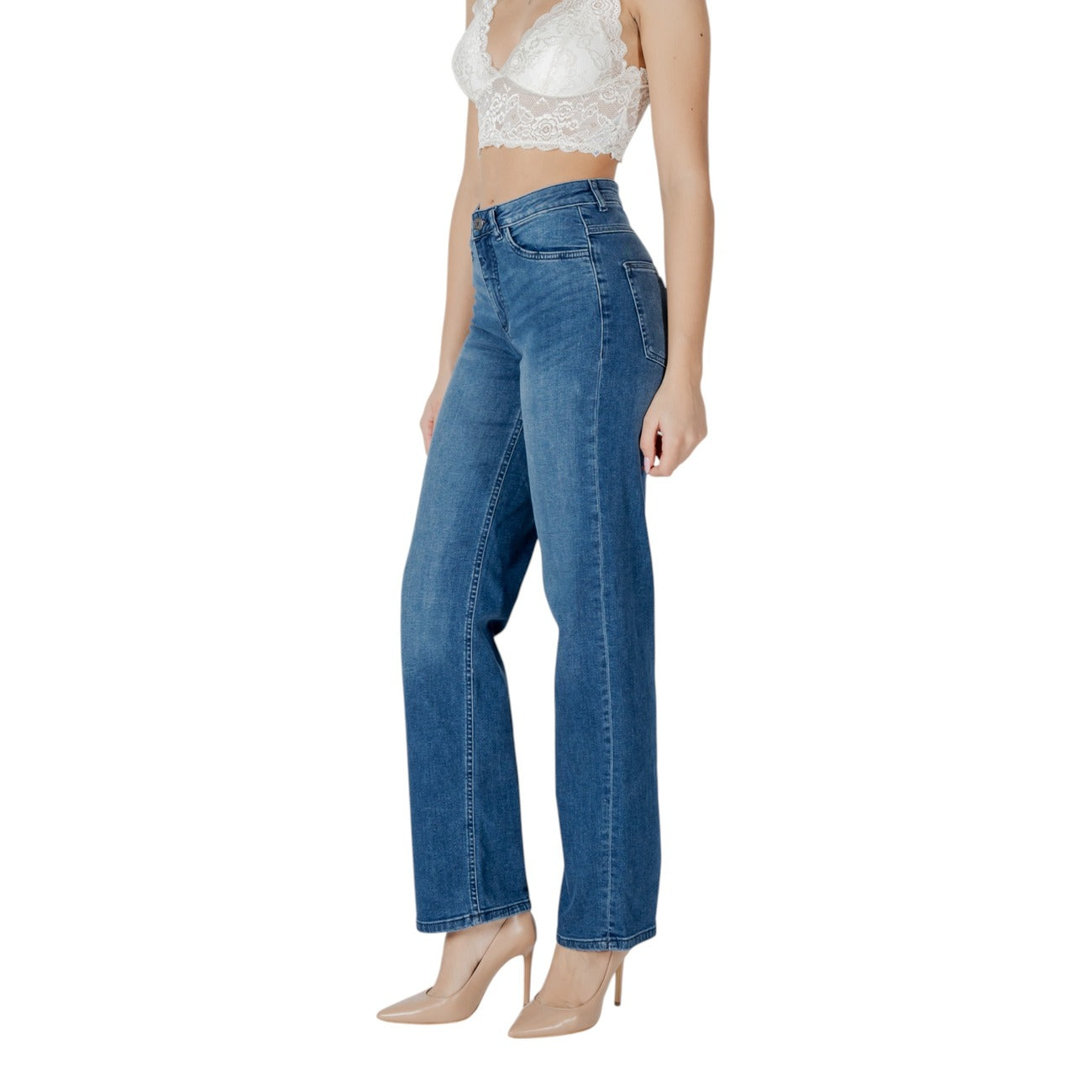 Ichi Jeans Dames Blauw