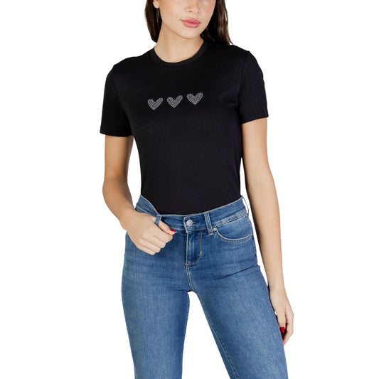 Only T-Shirt Damen Schwarz #2450619