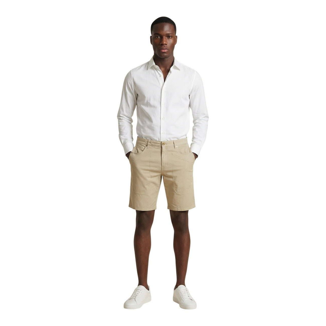 Jeckerson Bermuda Herren Beige