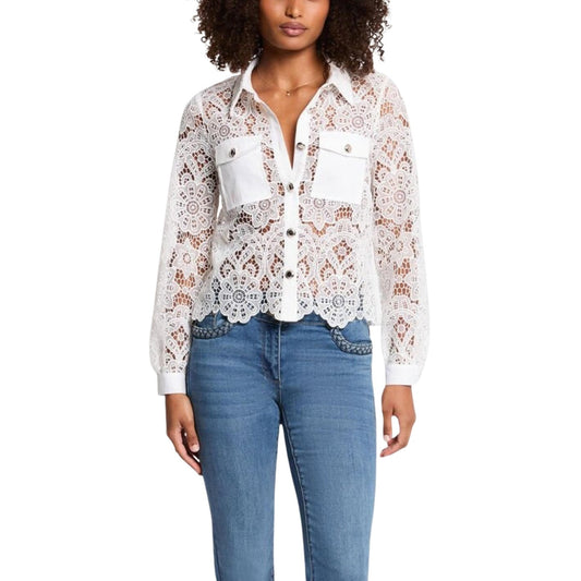 Morgan De Toi Shirt Damen Weiß #2451573