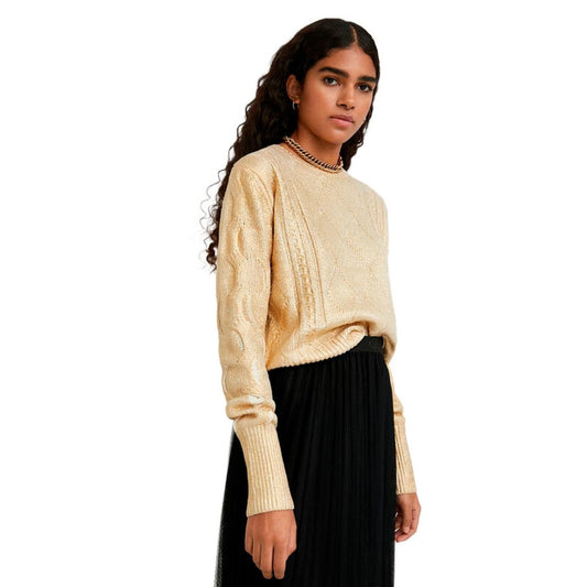 Desigual Knitwear Women Gold