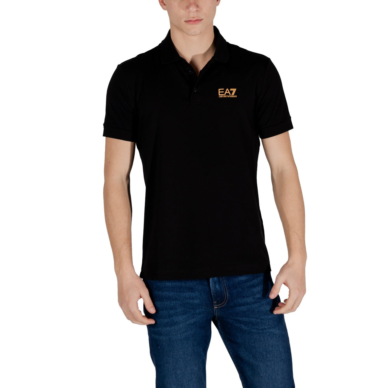 Ea7 Polo Top Herren Weiß