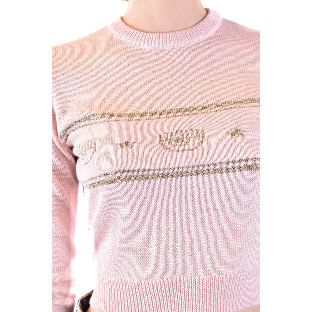Chiara Ferragni Strickmode Damen Rosa