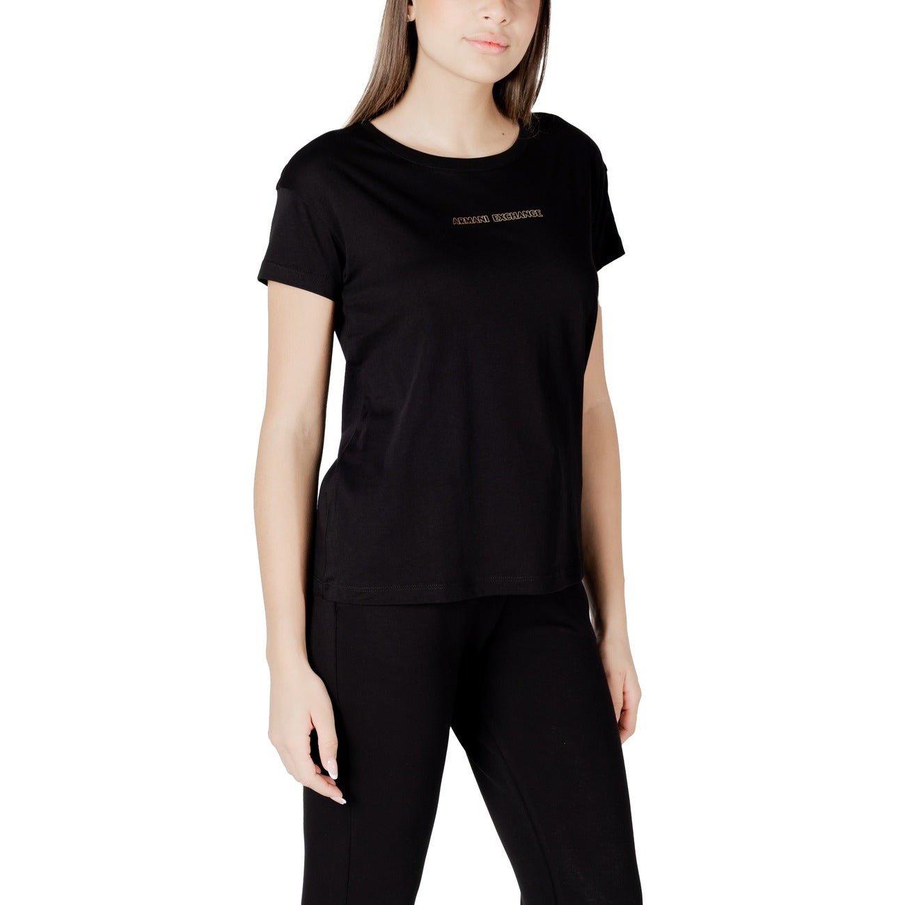 Armani Exchange T-shirt Dames Zwart #2418585