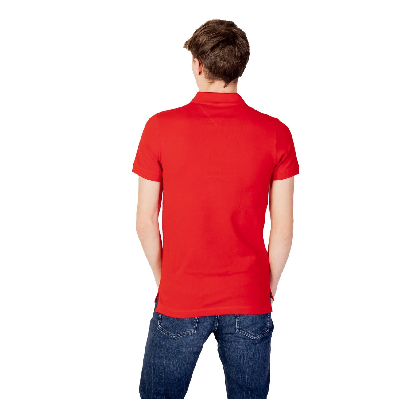 Tommy Hilfiger Jeans Polo Top Herren Rot