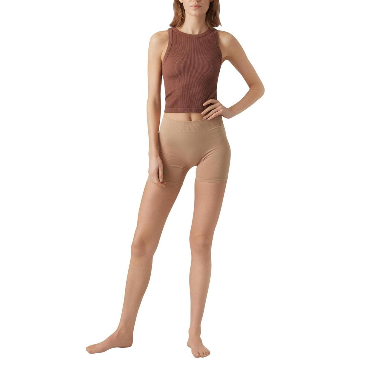 Vero Moda Shorts Dames Beige