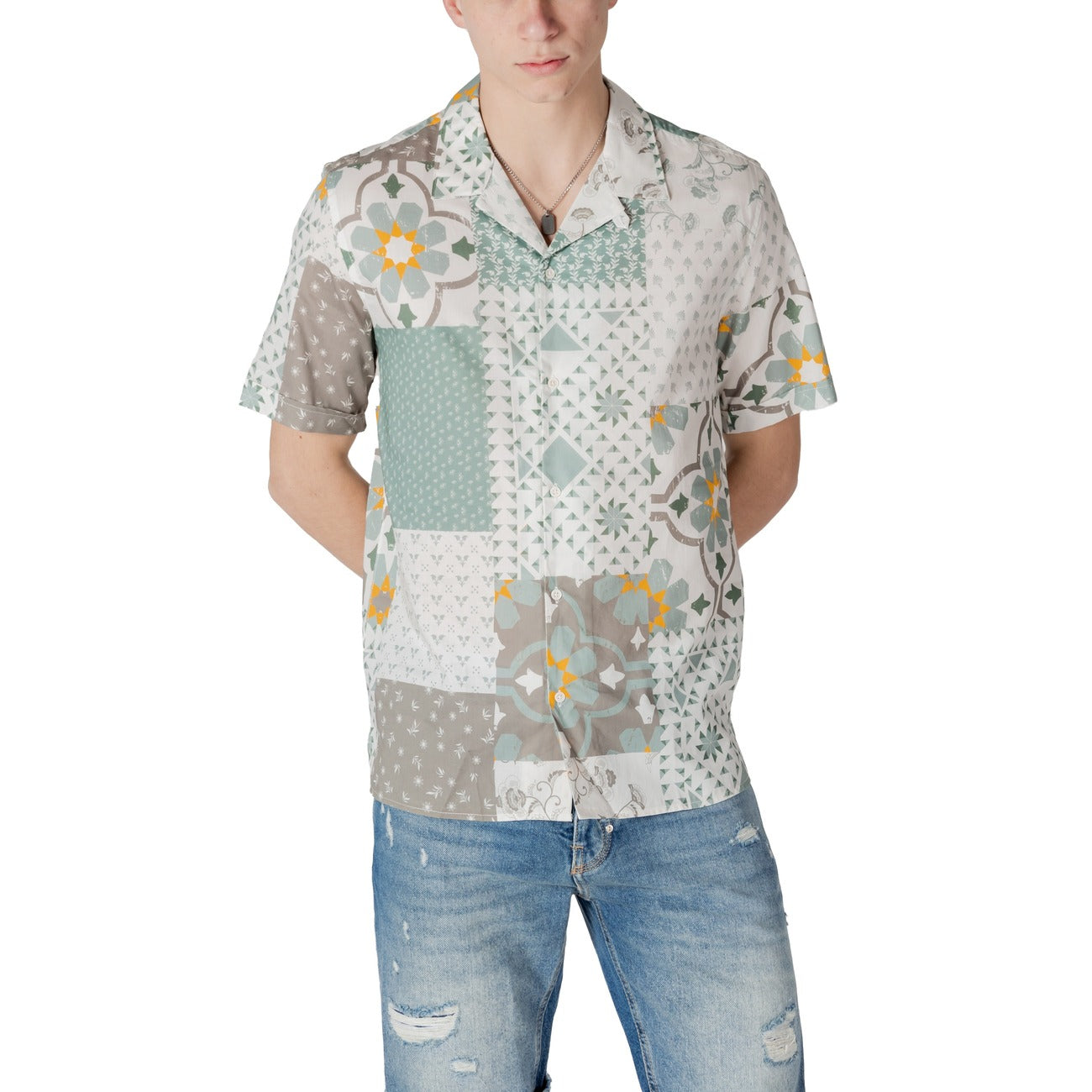 Antony Morato Shirt Heren Groen #2464211