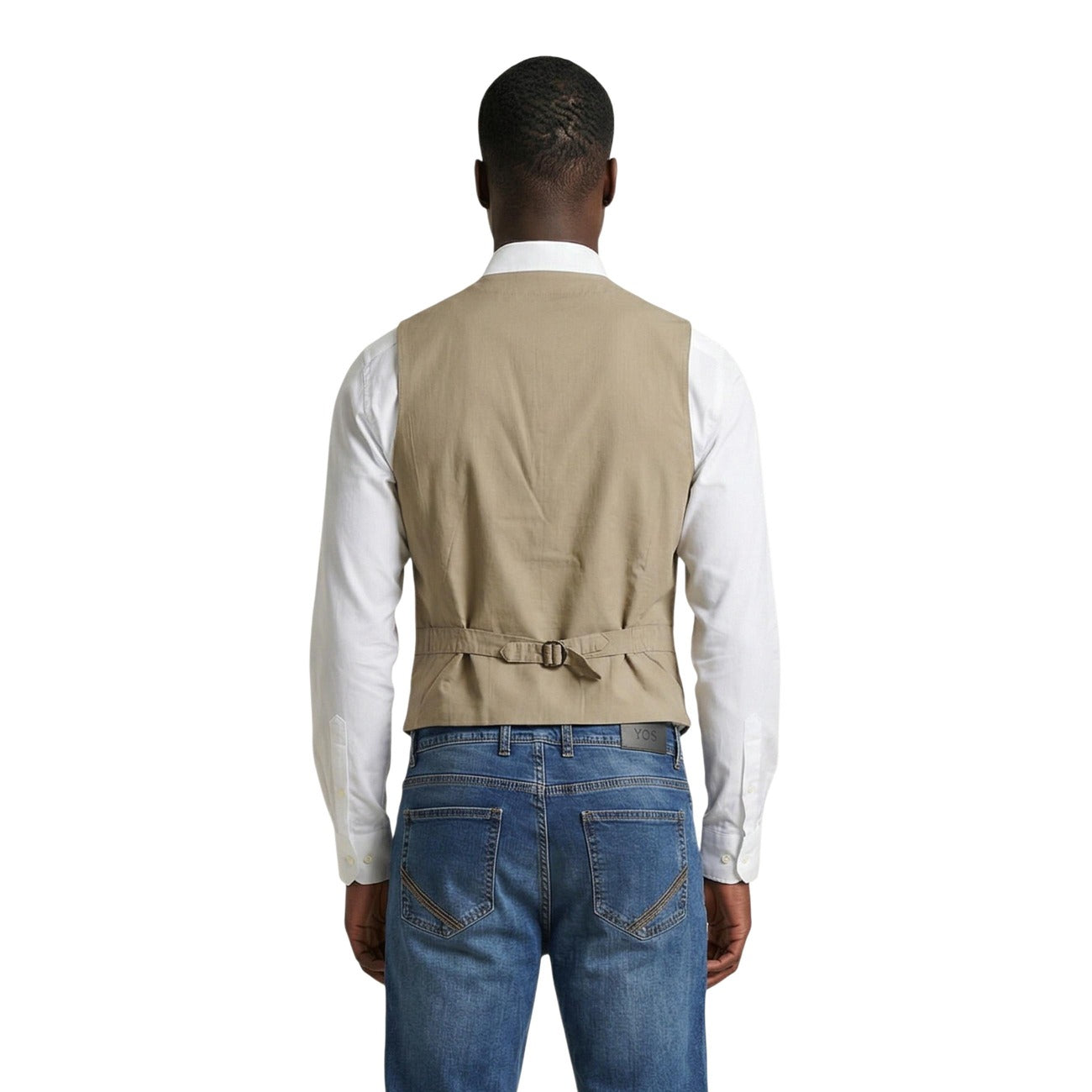 Gianni Lupo Gilet Men Beige