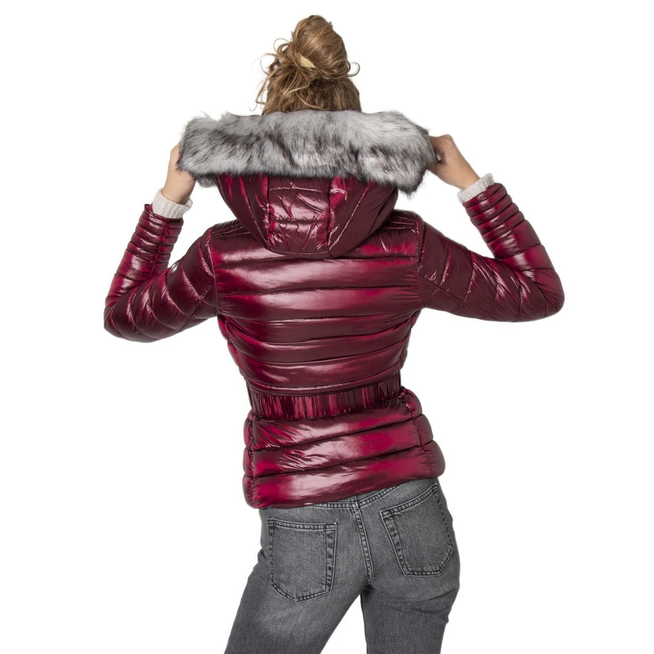 No Zone Windjack Damen Bordeaux