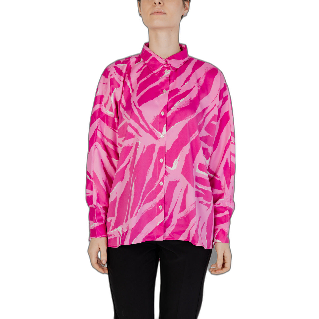 Only Shirt Dames Fuchsia