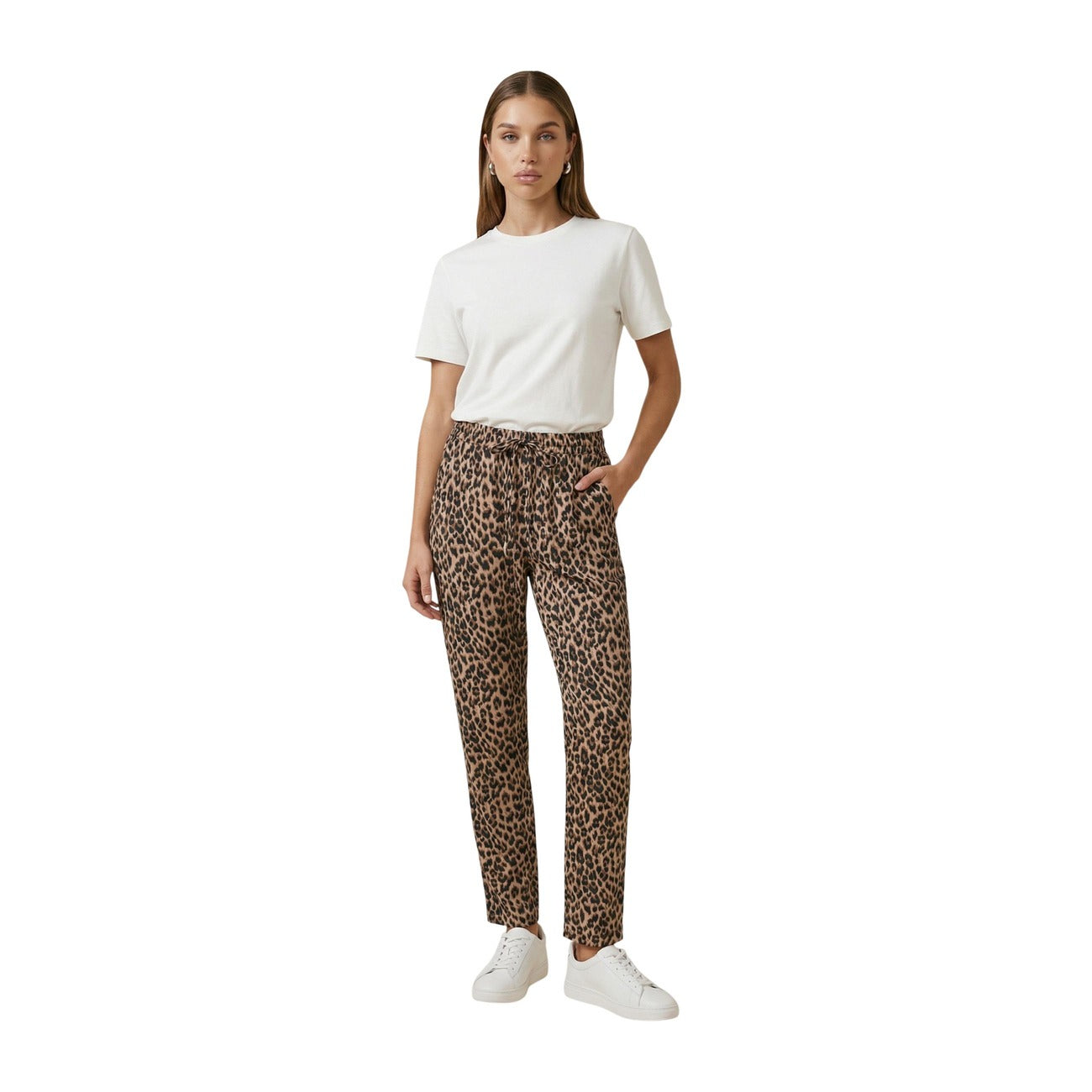 Only Trousers Women Brown #2470454