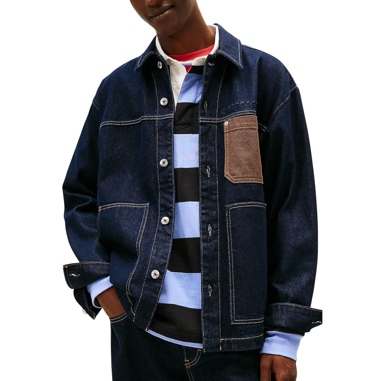Tommy Hilfiger Jeans Windbreaker Herren Blau