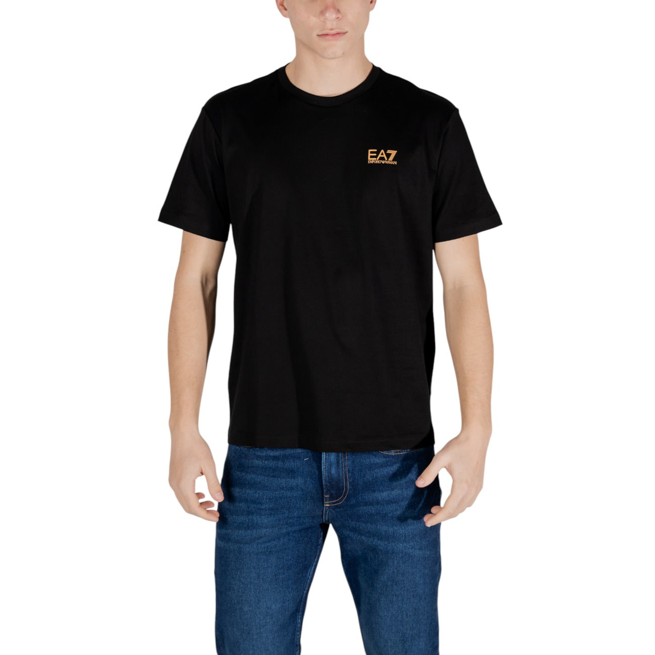 Ea7 T-shirt Heren Zwart