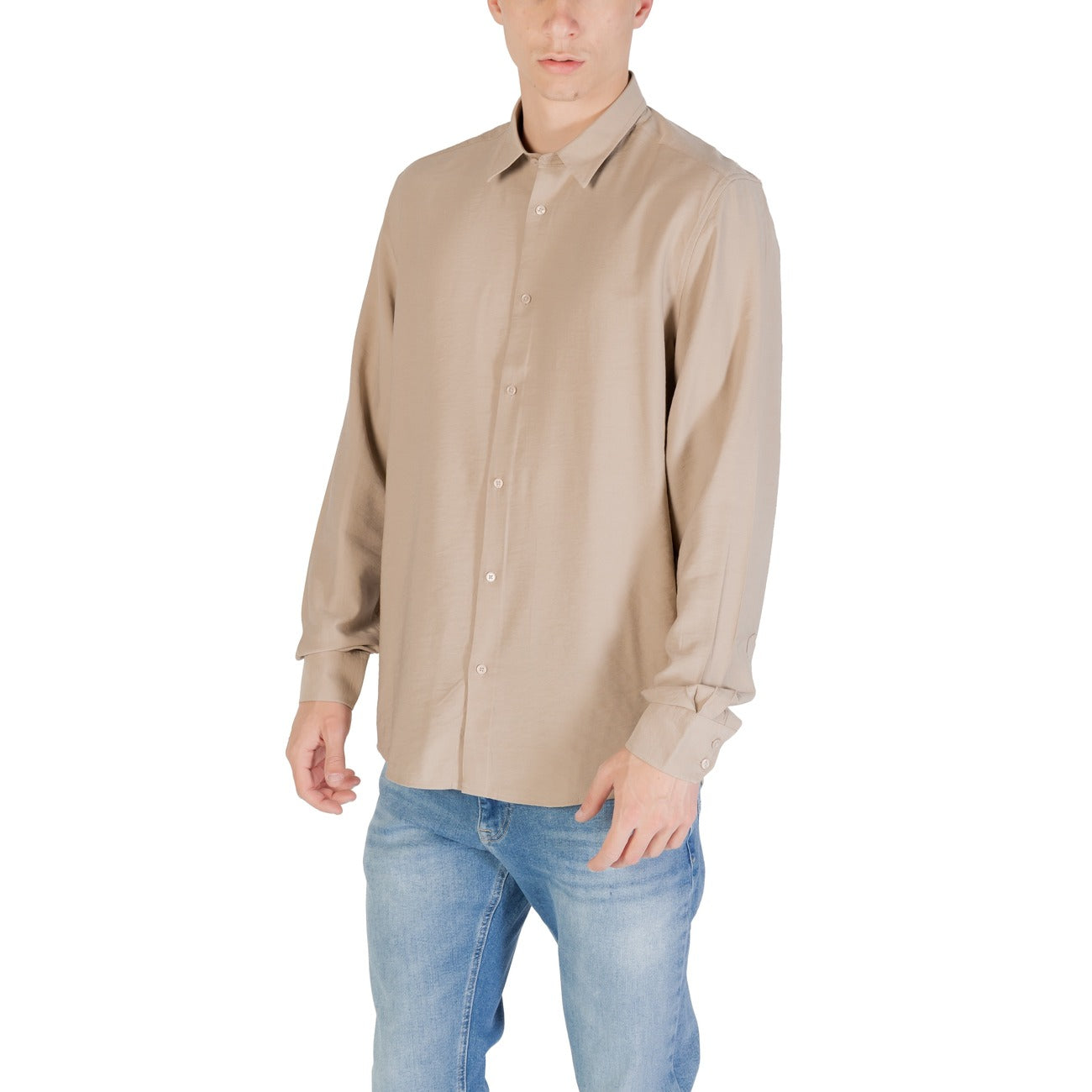 Antony Morato Shirt Heren Beige