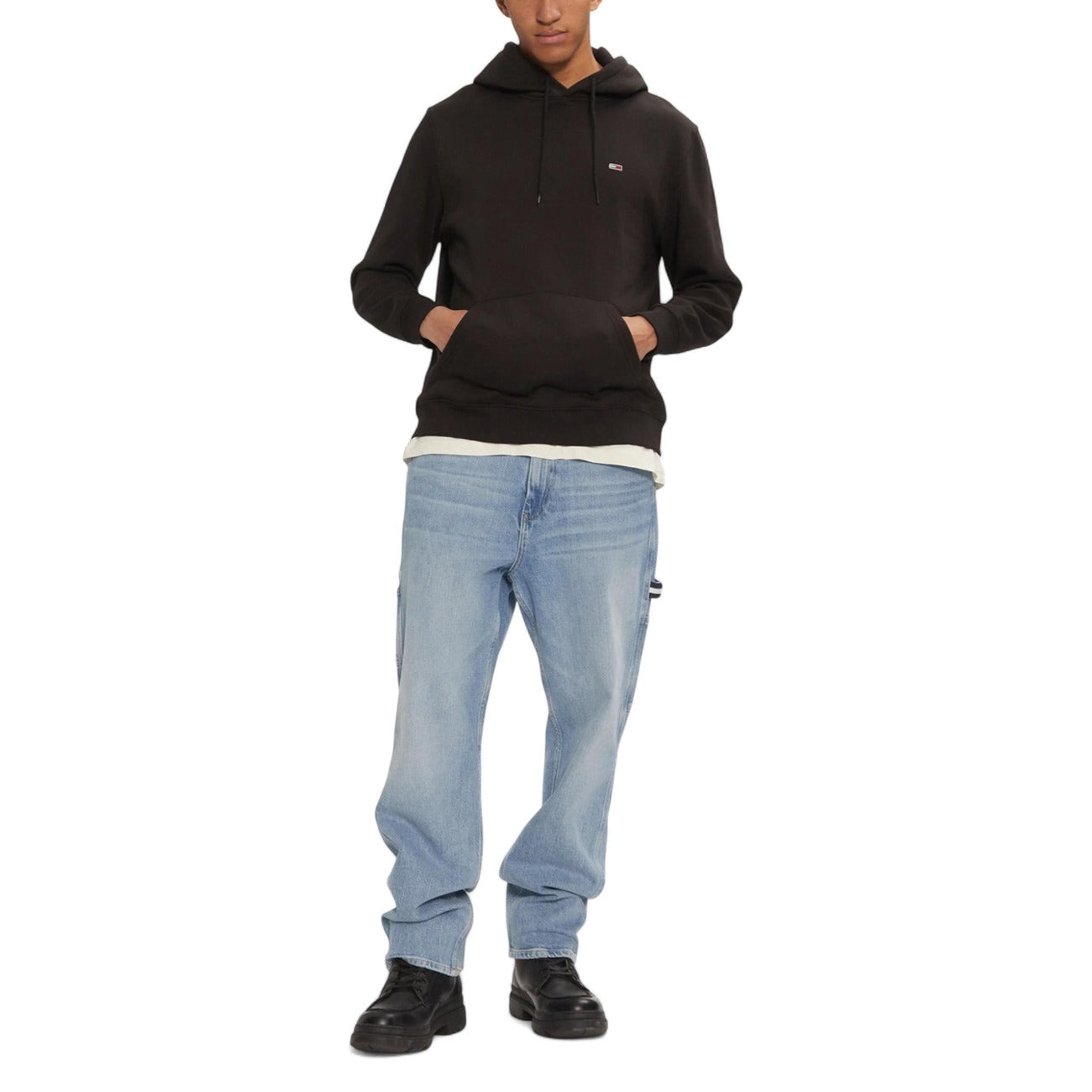 Tommy Hilfiger Jeans Sweatshirt Heren Zwart #2431306