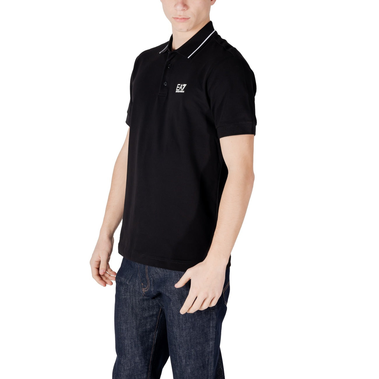 Ea7 Polo Top Heren Zwart