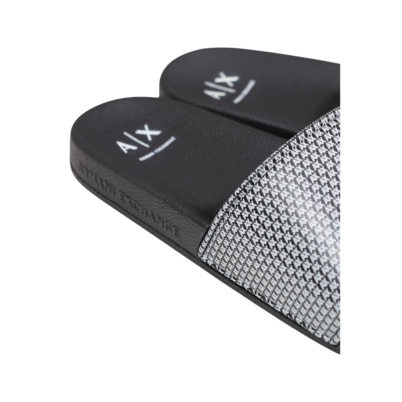 Armani Exchange Herren Slippers Schwarz