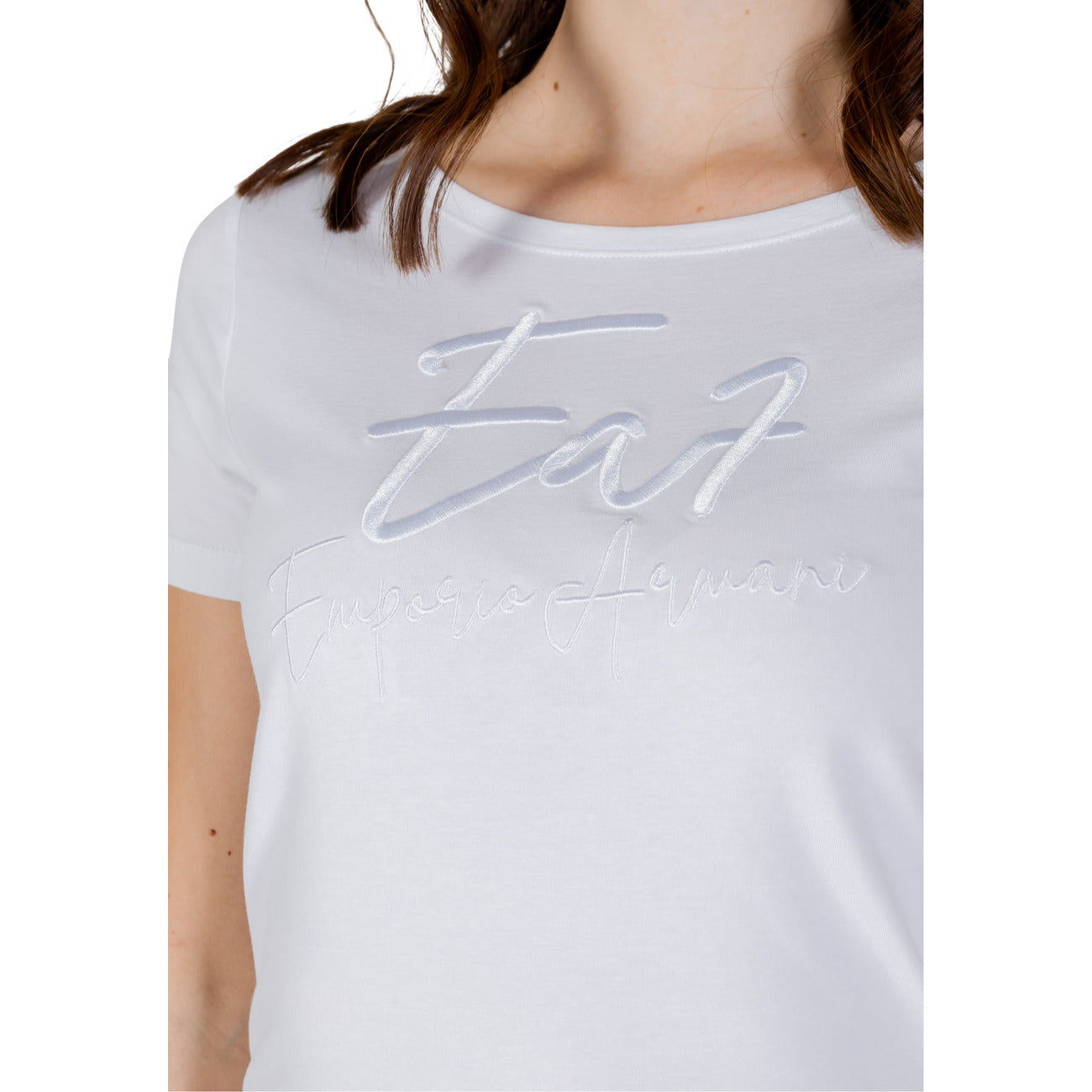 Ea7 T-shirt Dames Wit Wit #2422685