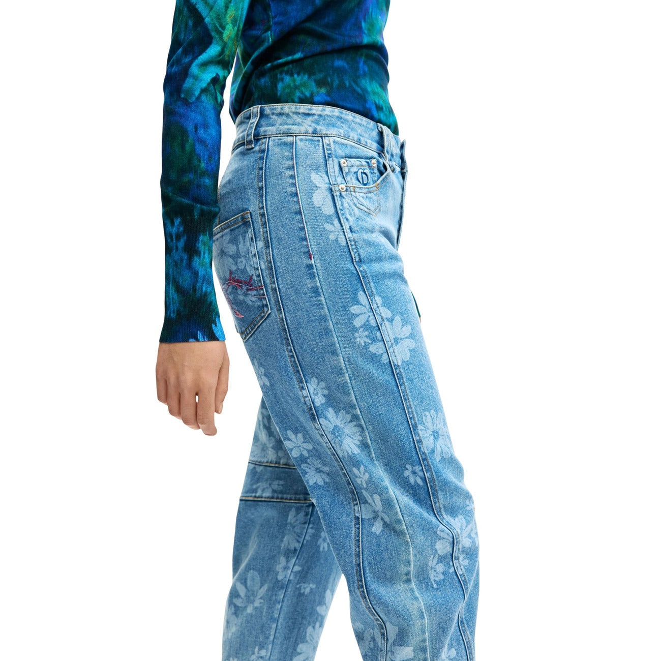 Desigual Jeans Dames Lichtblauw