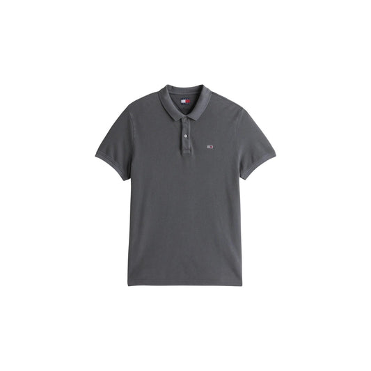 Tommy Hilfiger Jeans Polo Top Men Grey
