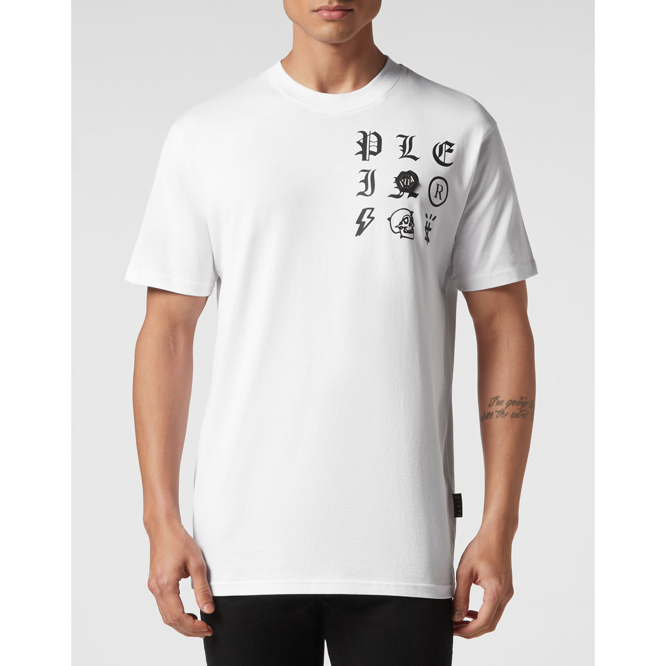Philipp Plein T-shirt Heren Wit #2430659