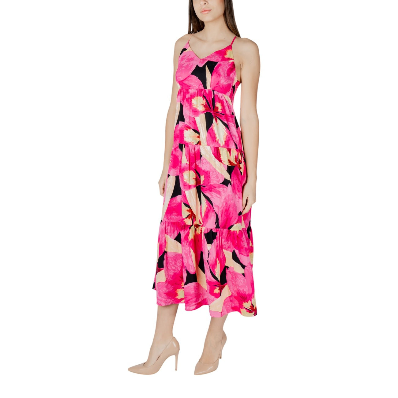 Only Jurk Dames Fuchsia #2418254
