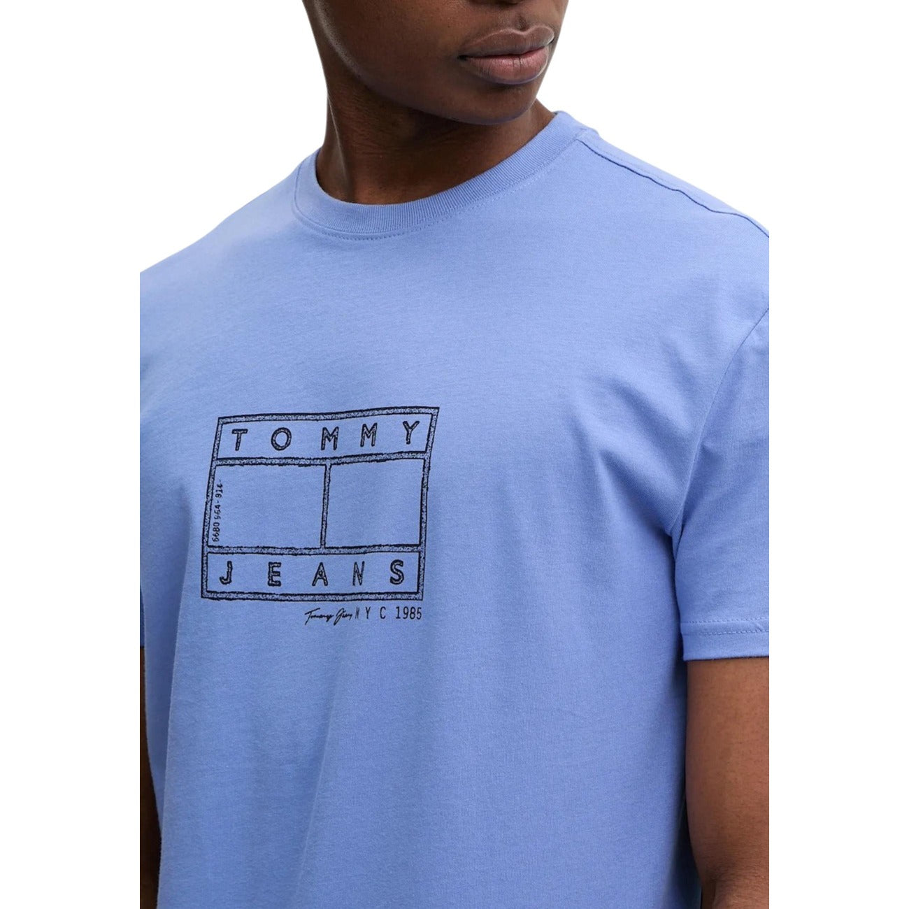 Tommy Hilfiger Jeans T-shirt Heren Lichtblauw #2470390