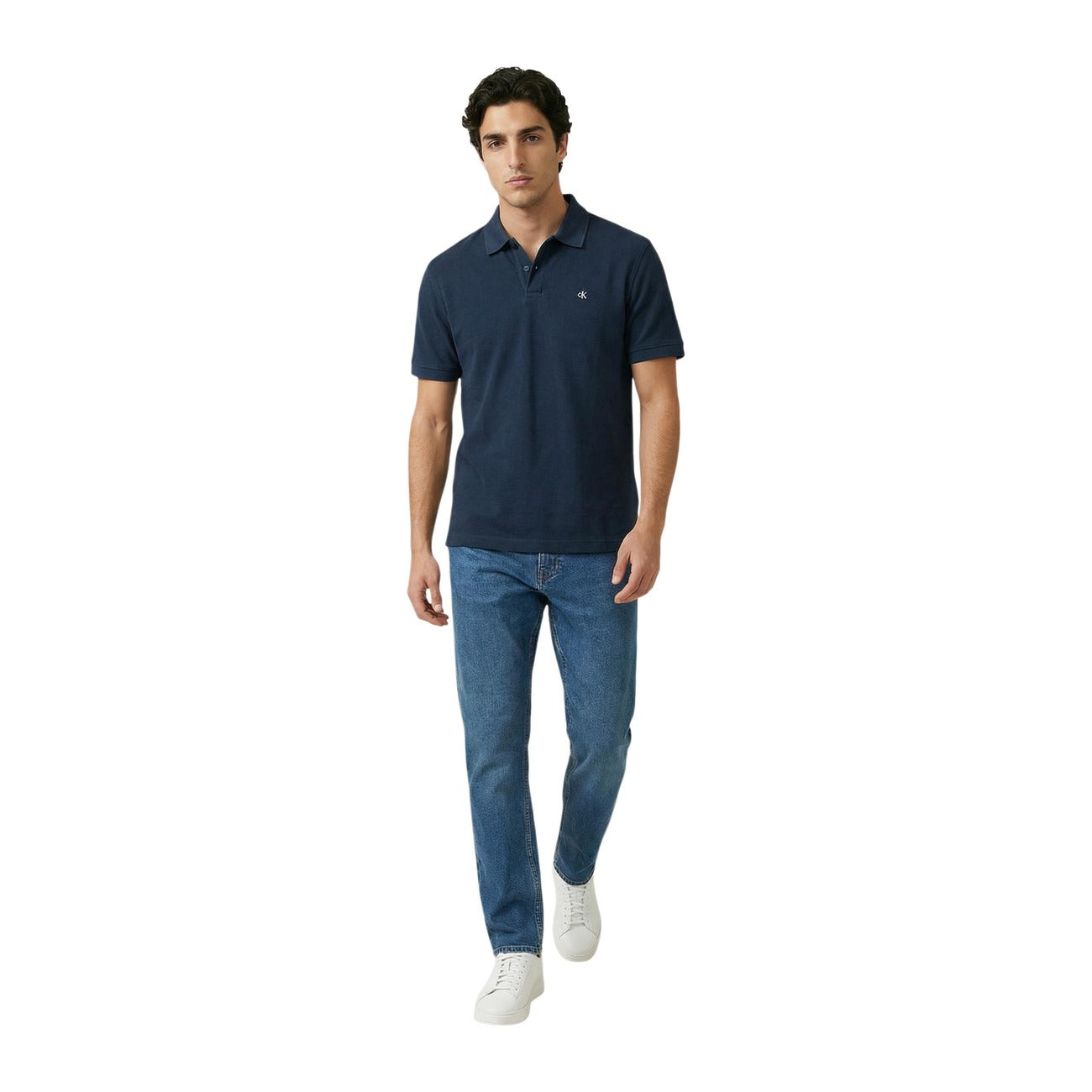 Calvin Klein Jeans Polo Top Men Blue