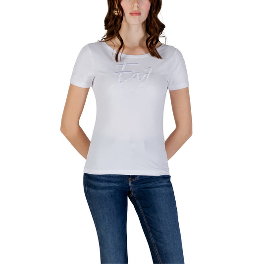 Ea7 T-shirt Dames Wit Wit #2422685