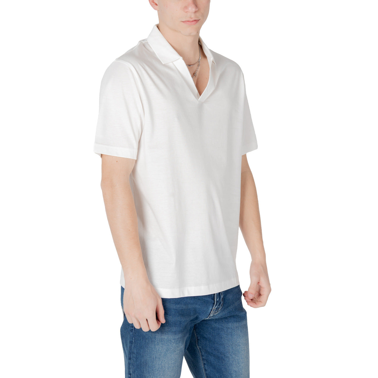 Armani Exchange Polo Top Heren Wit