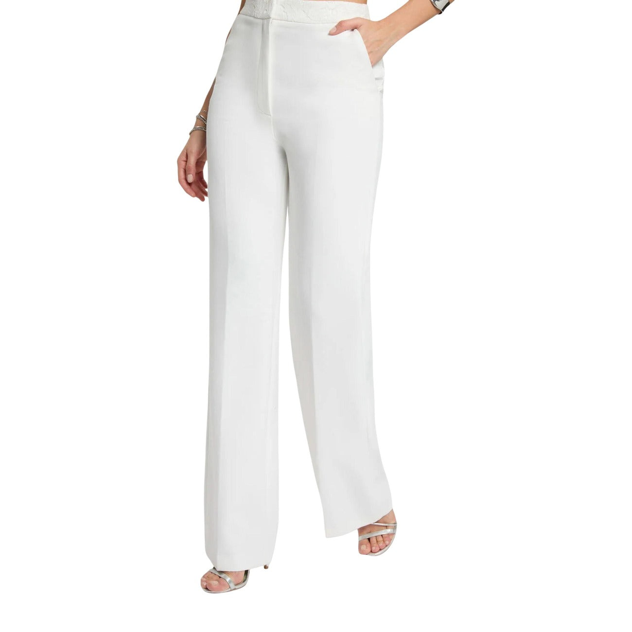 Morgan De Toi Hose Damen Weiß