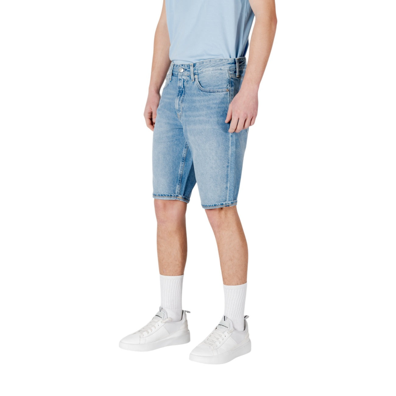 Calvin Klein Jeans Bermuda Heren Lichtblauw #2410400