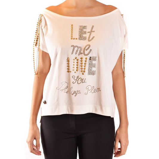 Philipp Plein T-shirt Dames Wit #2430669