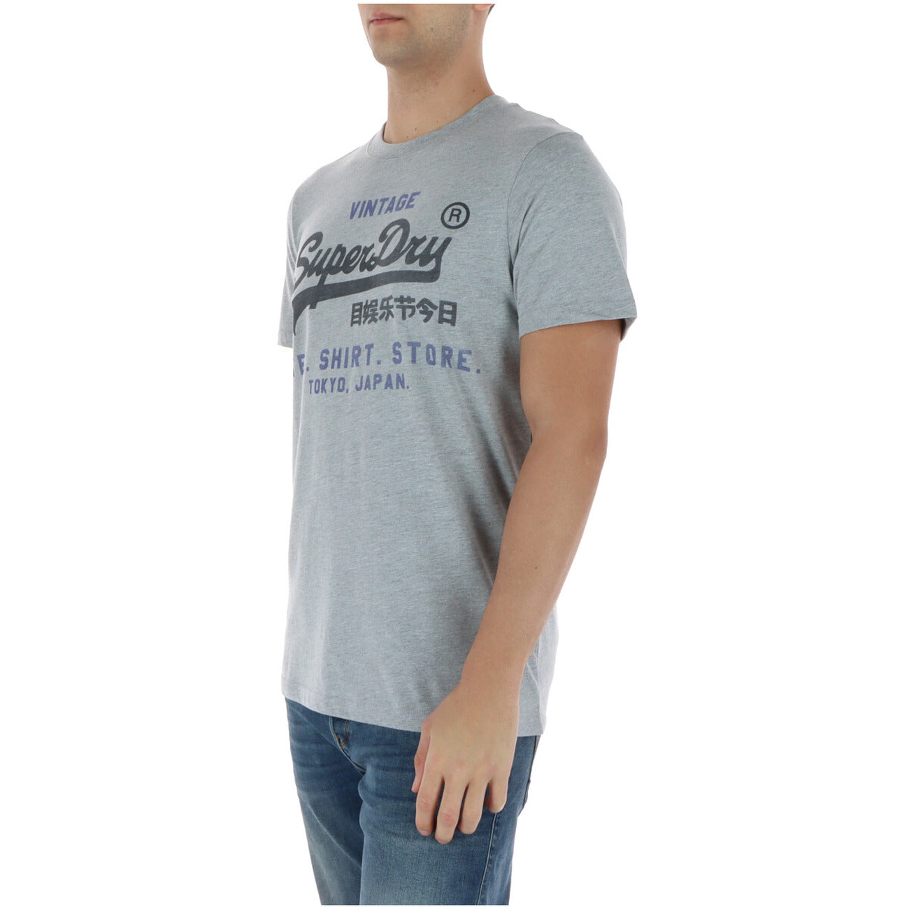 Superdry T-Shirt Herren Grau
