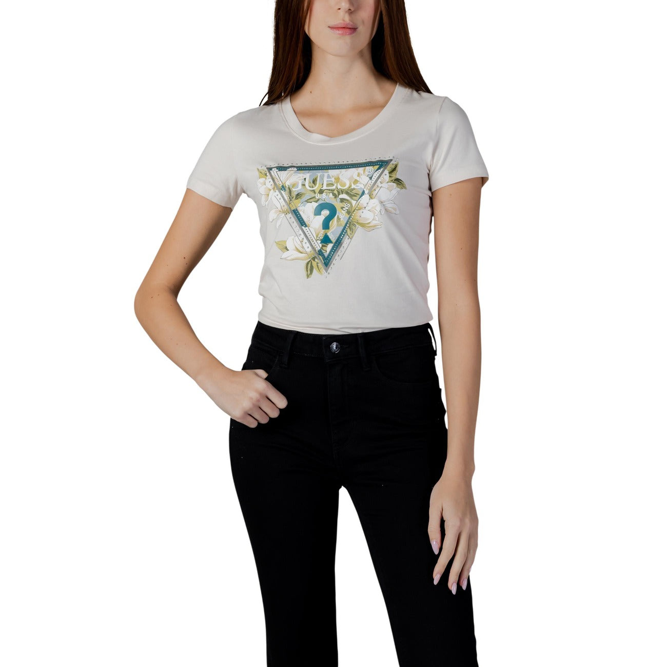 Guess T-Shirt Damen Beige #2469834
