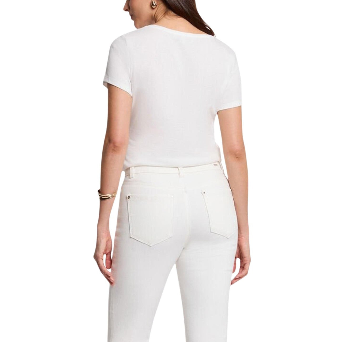 Morgan De Toi T-shirt Dames Wit #2469637