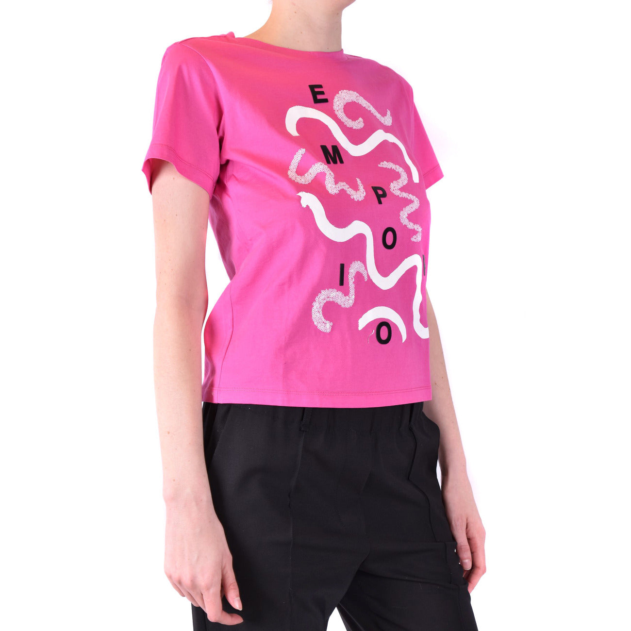 Emporio Armani T-shirt Dames Roze