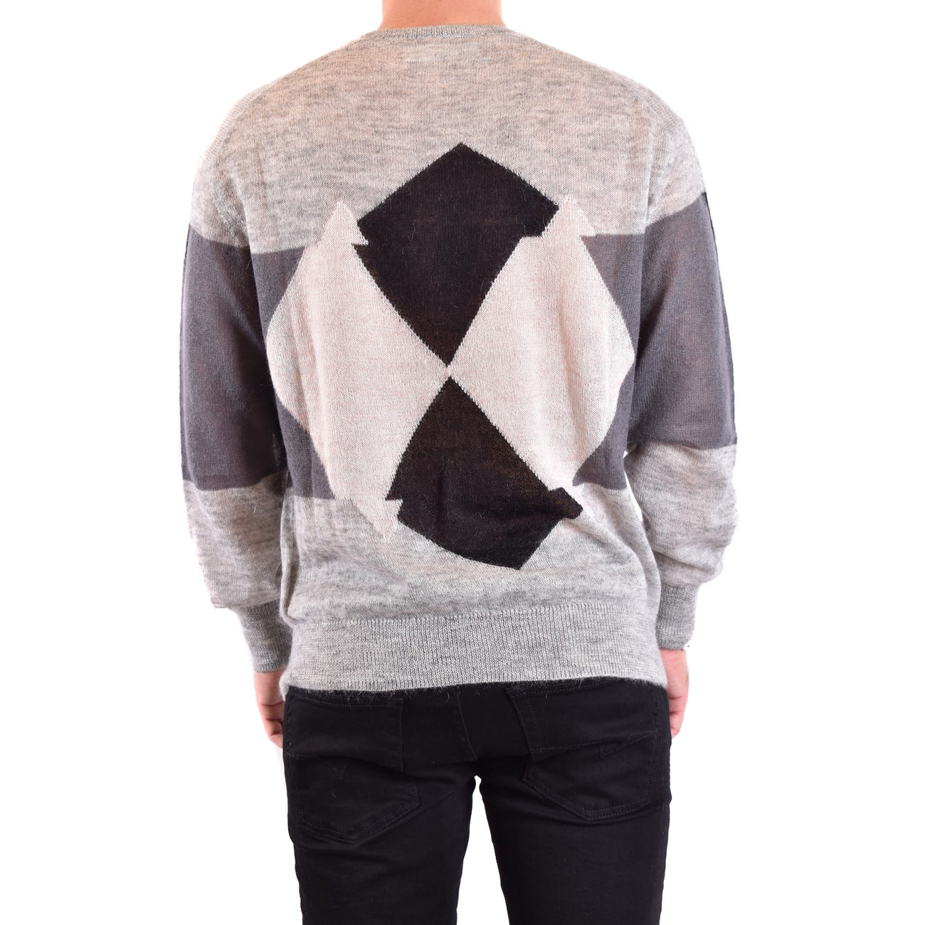 Neil Barrett Strickmode Herren Grau