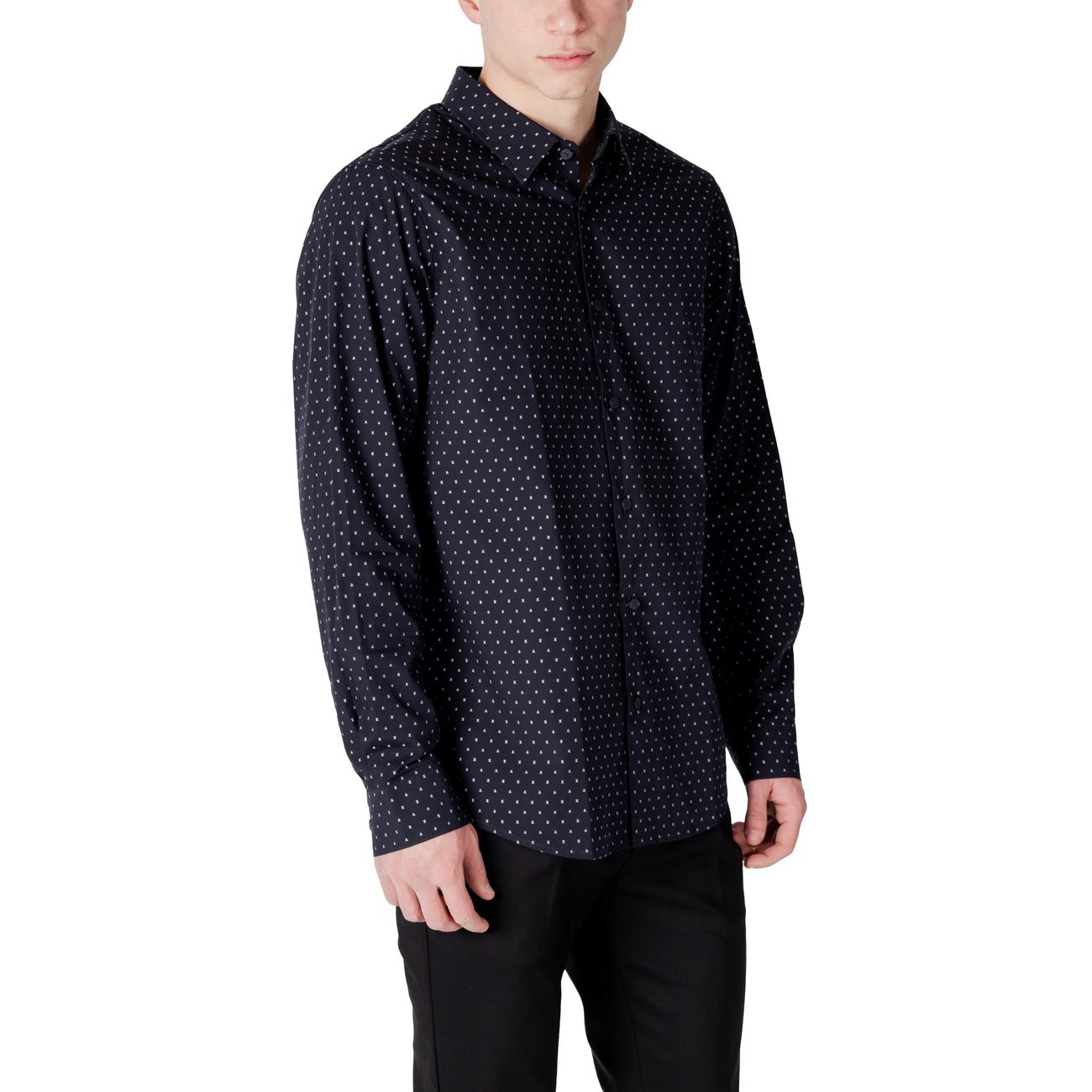 Armani Exchange Shirt Heren Blauw #2414212