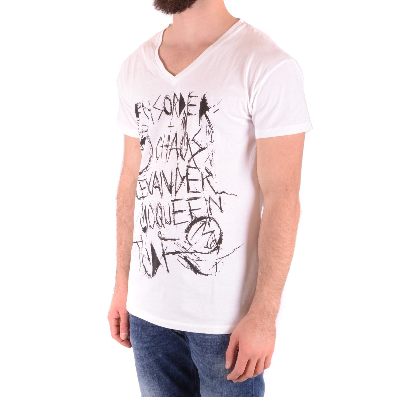 Alexander Mcqueen T-shirt Heren Wit