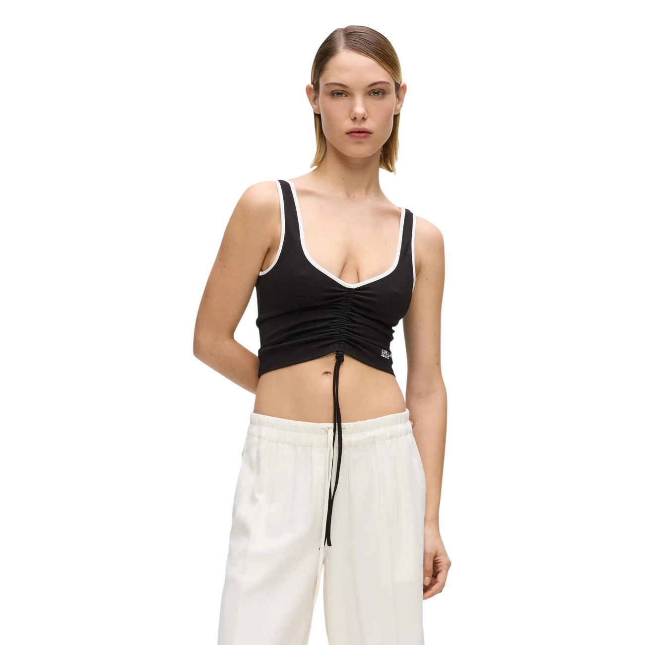 Karl Lagerfeld Jeans Top Damen Schwarz