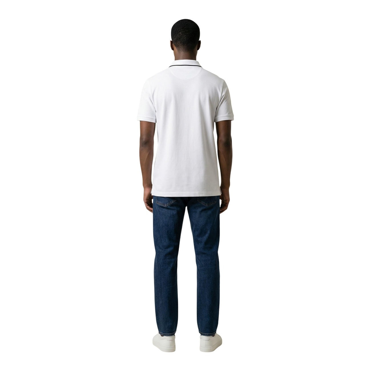 Boss Polo Top Herren Weiß