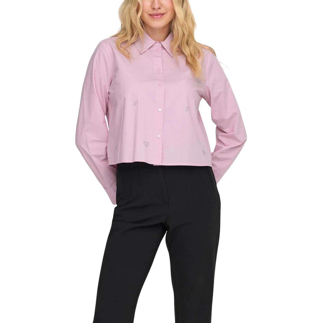 Jacqueline De Yong Shirt Damen Rosa