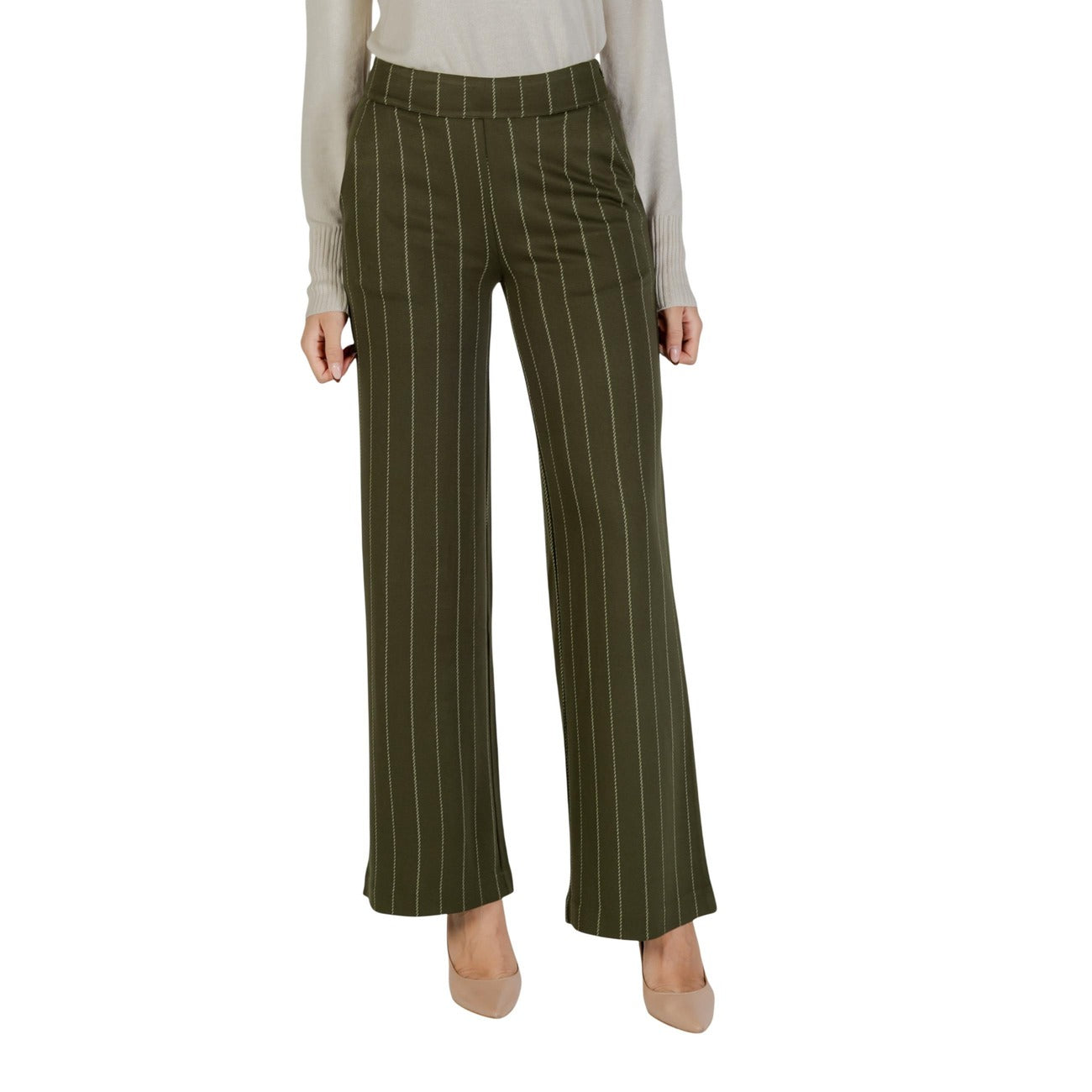 Ichi Trousers Women Green