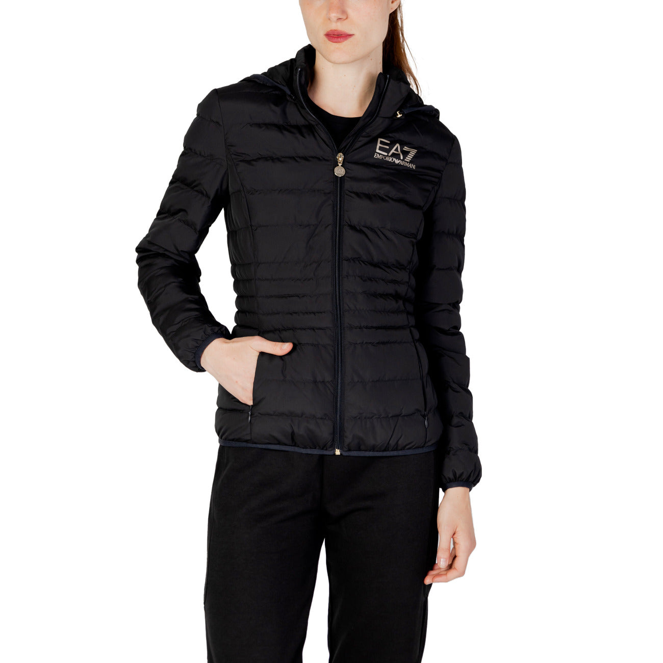 Ea7 Windjack Dames Zwart