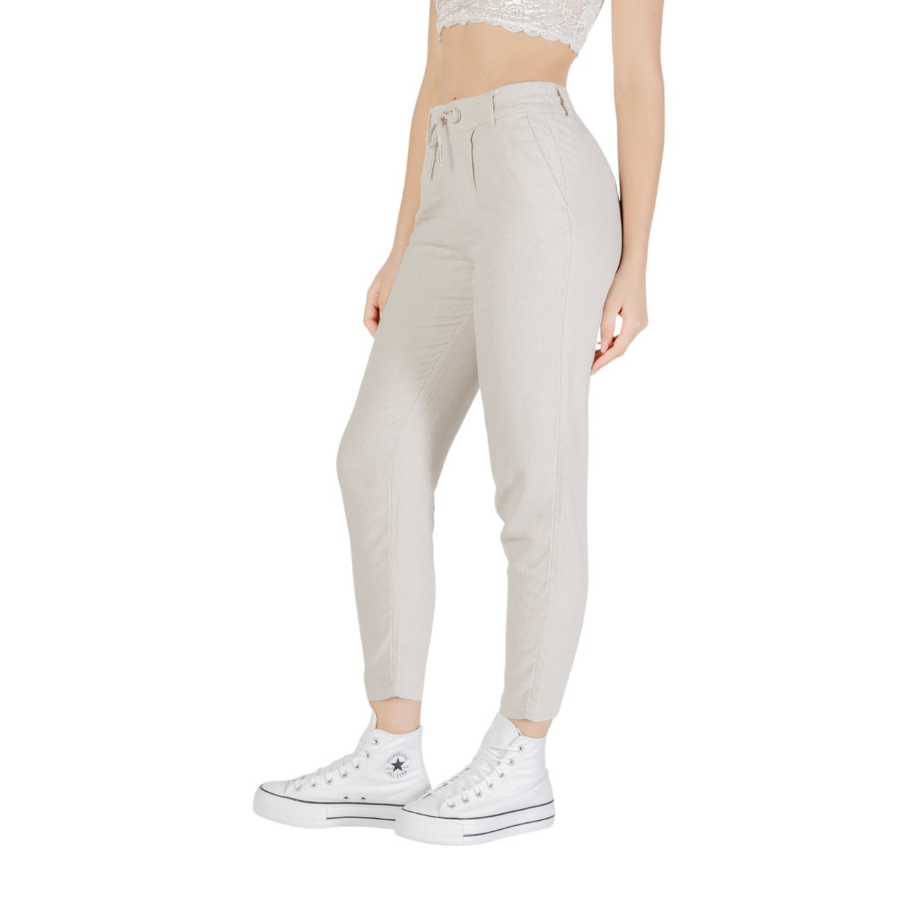 Only Broek Dames Beige #2462769