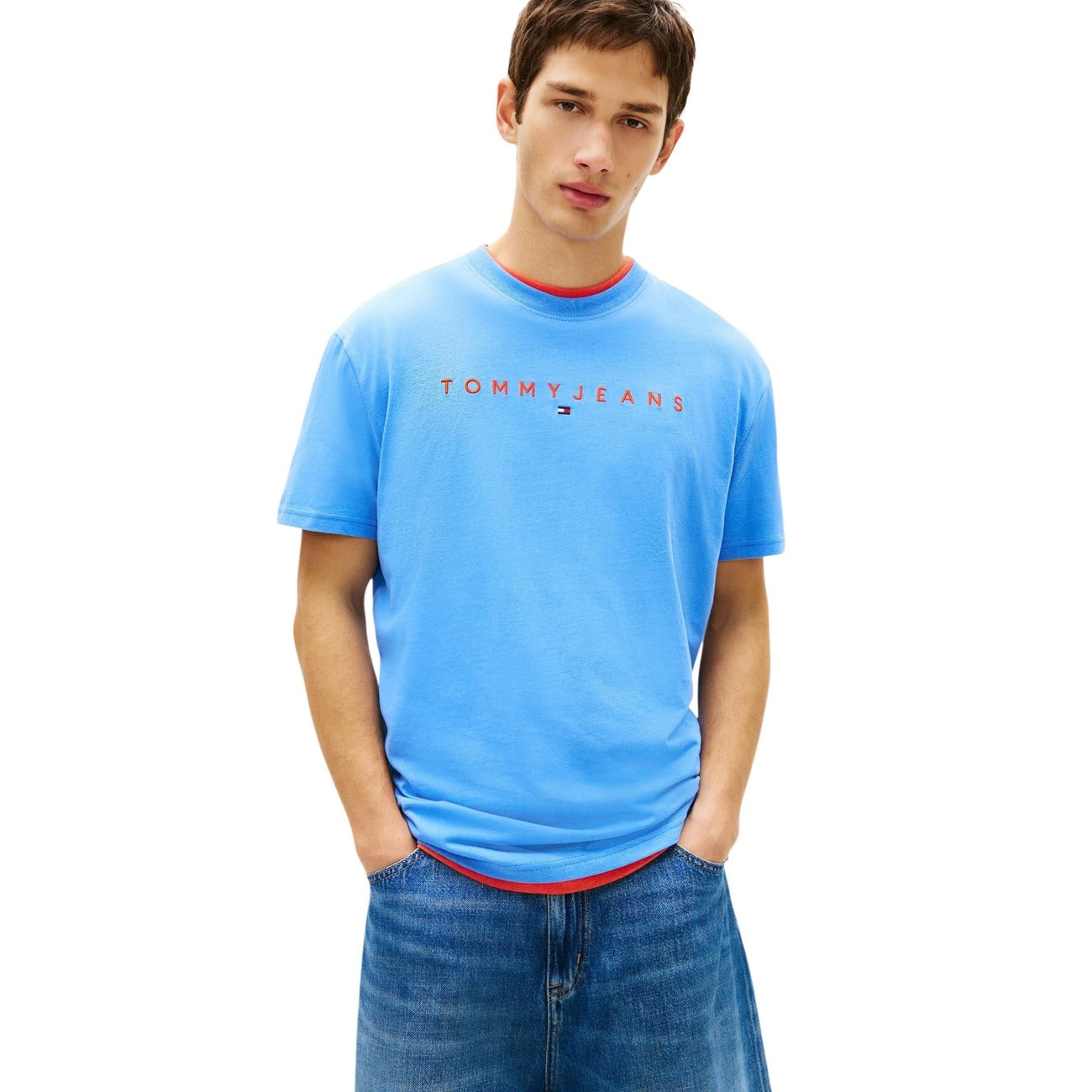 Tommy Hilfiger Jeans T-Shirt Herren Hellblau #2457546