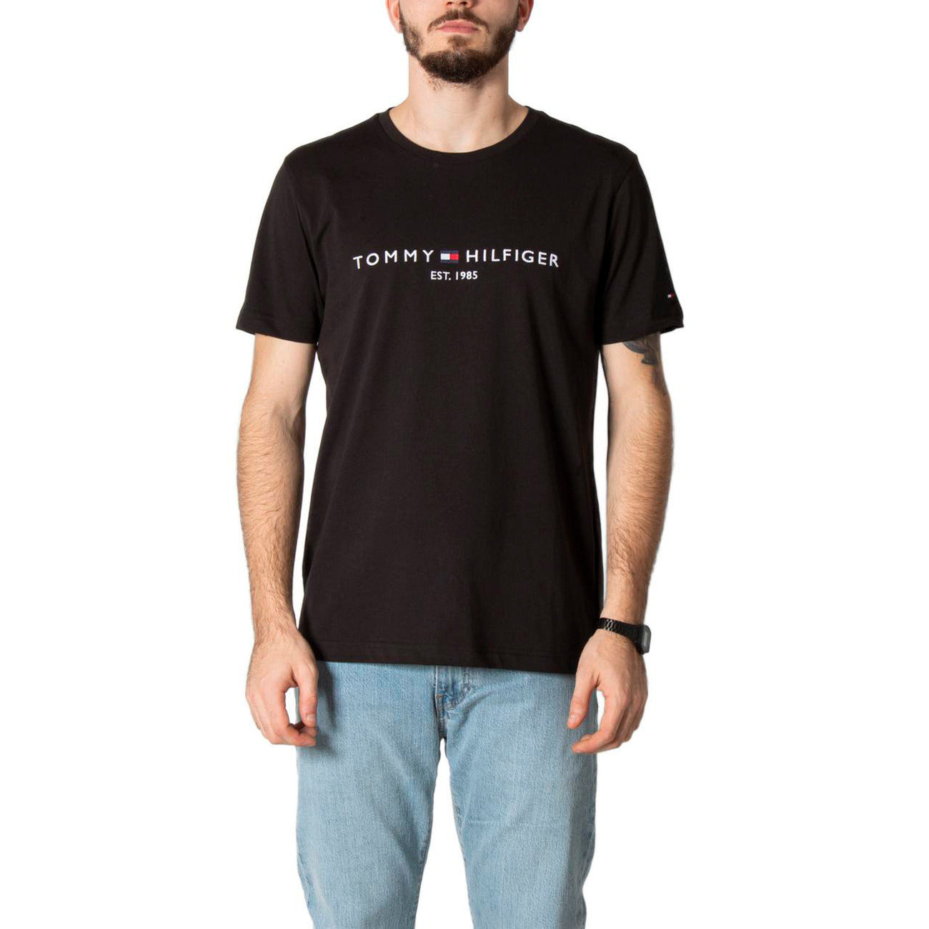 Tommy Hilfiger Jeans T-Shirt Herren Schwarz #332892